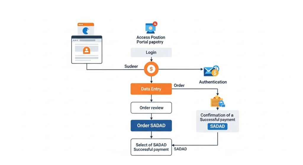 Flowchart explaining MOFA online fee payment process