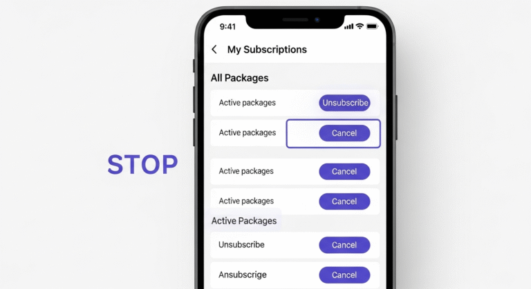How to Cancel All Packages in Zain (Saudi Arabia)
