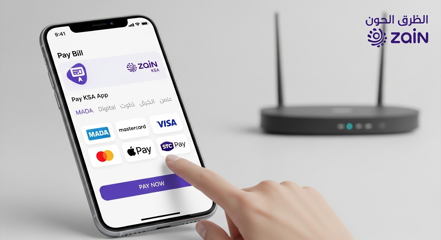 How to Pay Zain Internet Bill (Saudi Arabia)